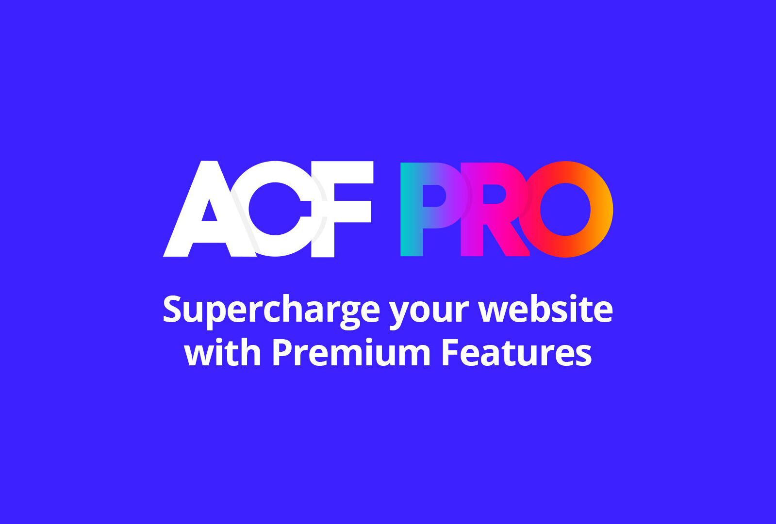ACF Pro black friday sale