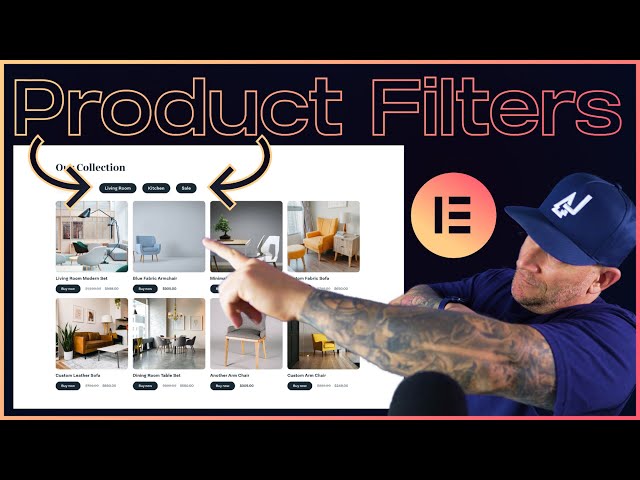 Woocommerce product filters using Elementor