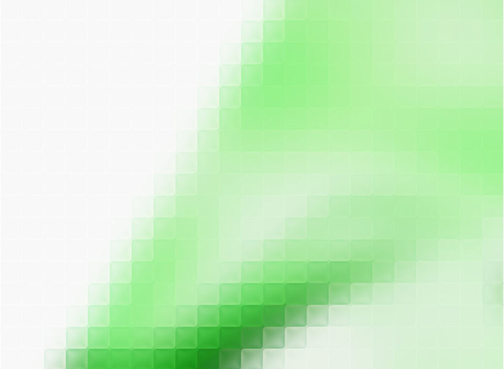 Green abstract pattern with gradient squares